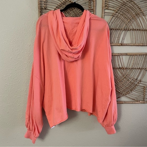 Disney Moana Pullover Fleece Hoodie Coral Peach Hawaii B5  Women's Sz 2X B5 - Picture 2 of 11